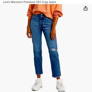 Levi's Women's Premium 501 Crop Jeans